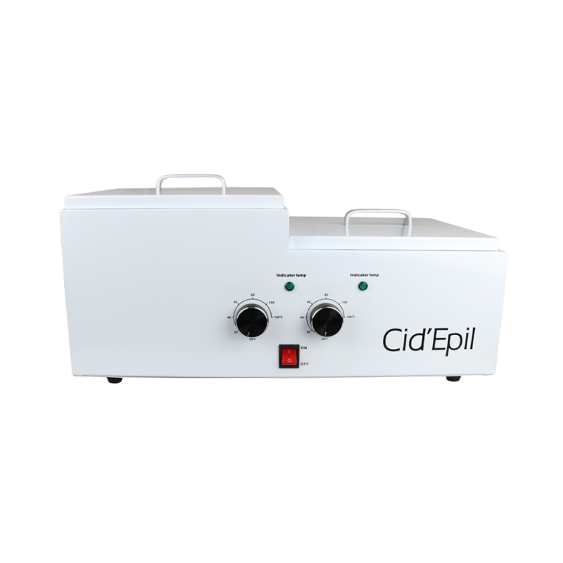 Cuve 2x5L chauffe cire à epiler en métal