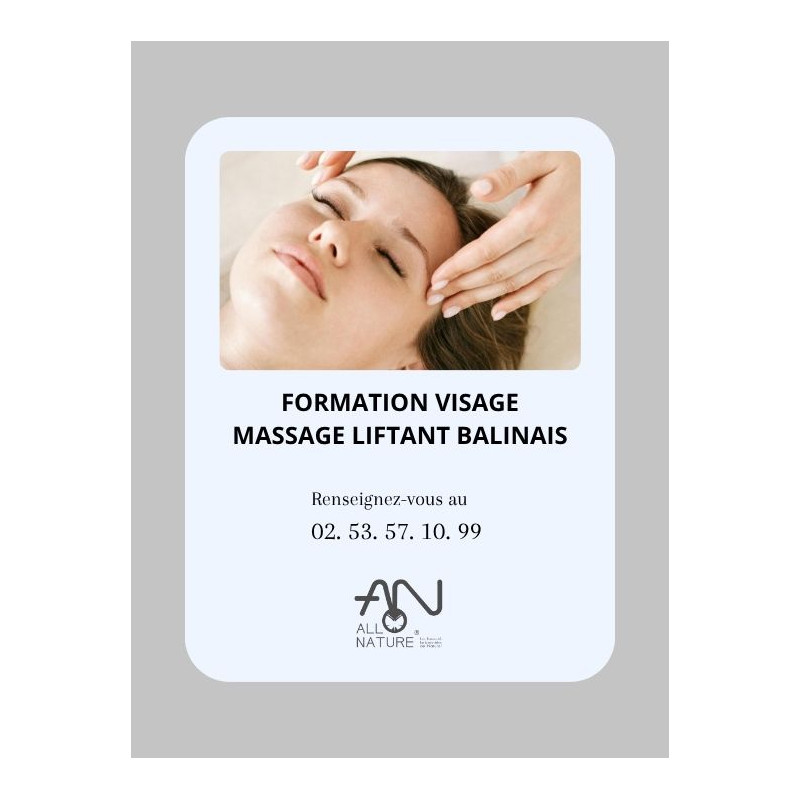 Formation modelage liftant balinais visage
