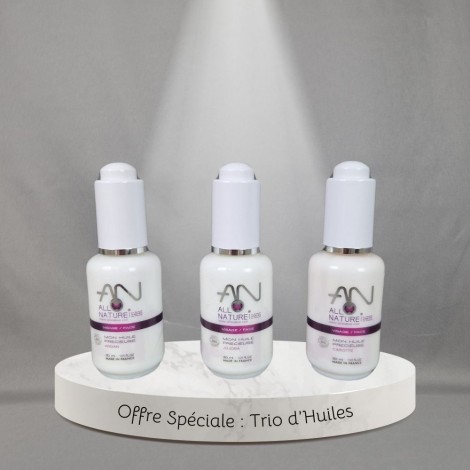 Offre  Exceptionnel  : Trio d’Huiles