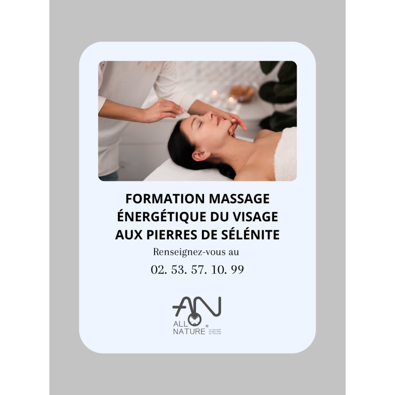 Formation Massage Énergétique du Visage aux Pierres de Sélénite