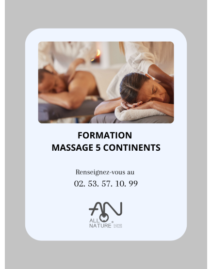 Formation massage 5 continents