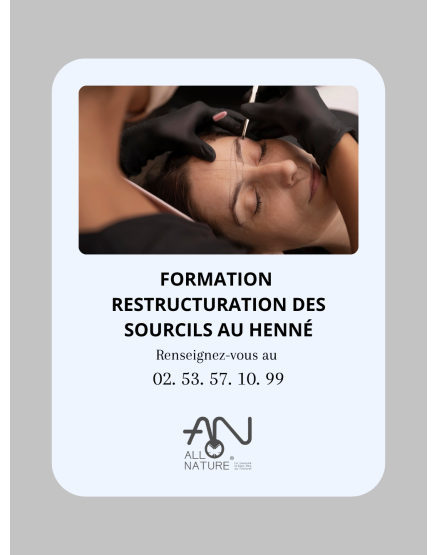 Formation Restructuration des sourcils au henné