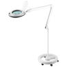 Lampe Loupe LED sur pied lesté à roulettes