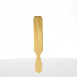Flat long wooden spatula