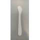 Metal spatula for fluid waxes