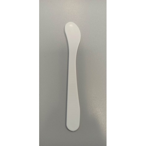 Metal spatula for fluid waxes